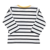 T-shirt Marine/Blanc à rayures Enfant EOM Loris