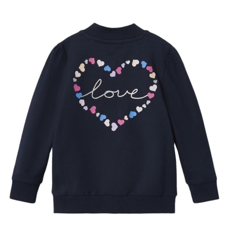 Sweat Zippé Marine Garçon Name it Fladine