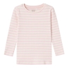 T-Shirt Manches Longues Rose/Blanc Fille Name it Fsuraja