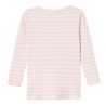T-Shirt Manches Longues Rose/Blanc Fille Name it Fsuraja