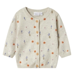 Pull Beige à Fleurs Fille Name it Fohio