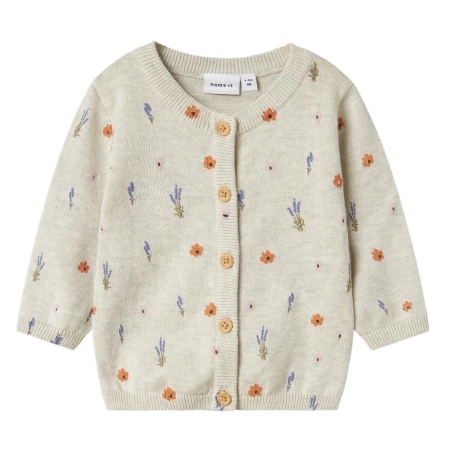 Pull Beige à Fleurs Fille Name it Fohio