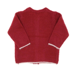 Gilet Rose Framboise Fille EOM Chardi