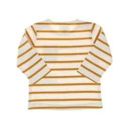 T-shirt Jaune à Rayures Garçon EOM Eloris2