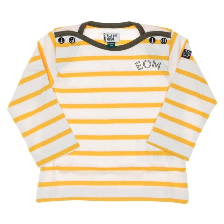 T-shirt Jaune/Kaki Garçon EOM Loris