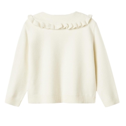 Pull Blanc à Broderies Fille Name it Nelinda