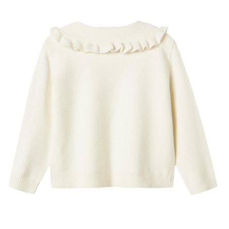 Pull Blanc à Broderies Fille Name it Nelinda