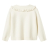 Pull Blanc à Broderies Fille Name it Nelinda