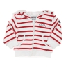 Sweat Zippé Rouge/Blanc Rayure Garçon EOM Bananova