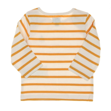 T-Shirt Blanc/Jaune Garçon EOM Eloris