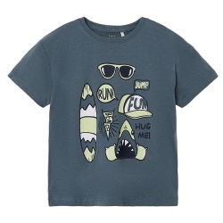 T-shirt Gris Garçon Name it Vagno