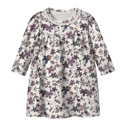Robe Fleuris Écru Fille Name it Naline