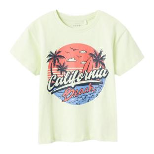 T-shirt Vert Fille Name it Vagno