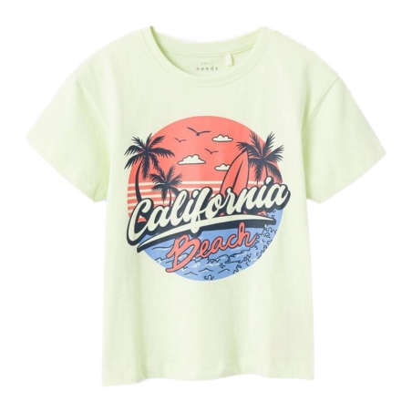 T-shirt Vert Fille Name it Vagno