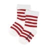 Chaussettes Blanc/Rouges Fille EOM Ossax