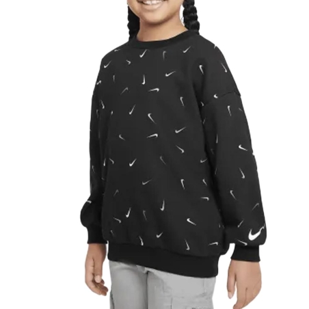Sweat Noir Fille Nike Snack Pack