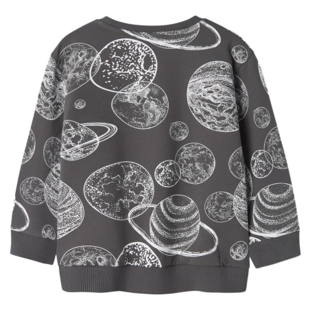 Sweat Gris Garçon Name it Daim Nasa