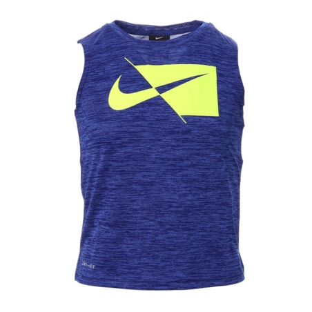 T-shirt Bleu Garçon Nike 86H742