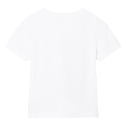 T-shirt Blanc/Orange Garçon Name it Vagno
