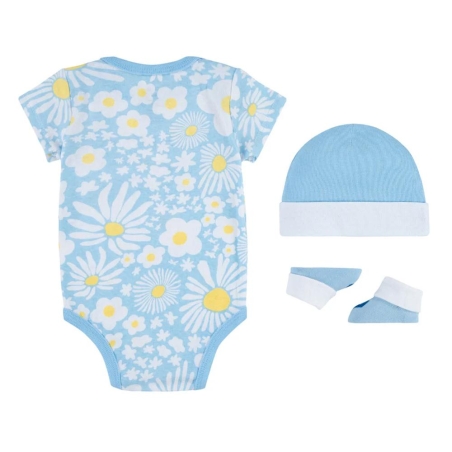 Ensemble Bleu/Jaune Fille Converse Seasonal