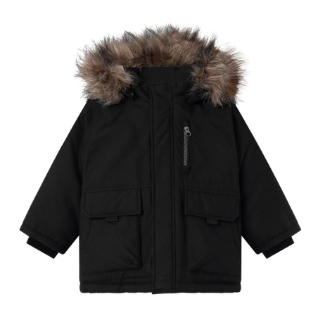 Parka Noire Garçon Name it Master