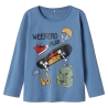T-Shirt Manches Longues Bleu Garçon Name it Plasse