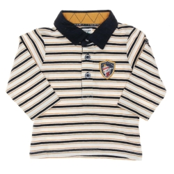 Polo Marine/Beige Garçon EOM Naimo
