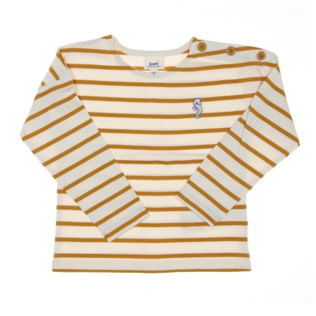 T-shirt Jaune à Rayures Enfant EOM Elorisa