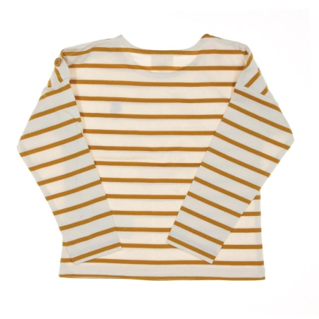 T-shirt Jaune à Rayures Enfant EOM Elorisa