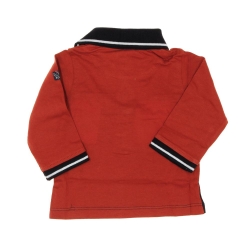 Polo Manches Longues Terracotta Garçon EOM Etrio