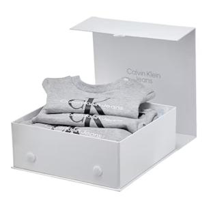 Ensemble Gris Bébe Gris Garçon Calvin Klein Jeans Monologo