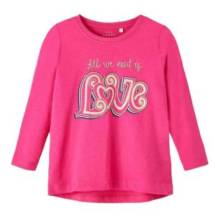 T-shirt Manches Longues Rose Fille Name it Cosmic
