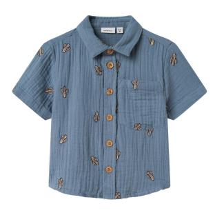 Chemise Bleu Garçon Name it Joshua