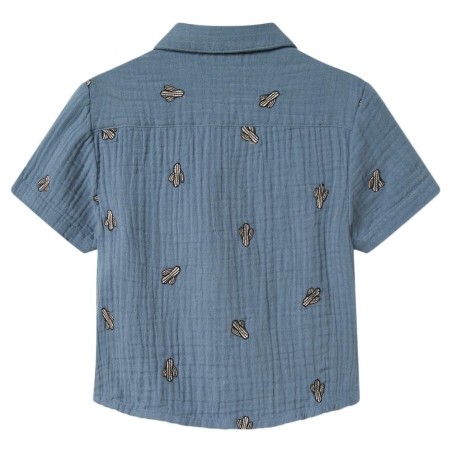 Chemise Bleu Garçon Name it Joshua