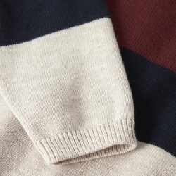 Pull Beige/Marine/Bordeaux Garçon Name it Knit