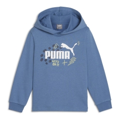 Sweat Bleu Garçon Puma Hoodie
