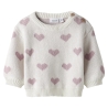 Pull Blanc/Rose Fille Name it Foana
