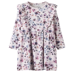 Robe Fleuris Rose/Blanc Fille Name it Fkayla