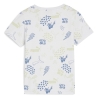 T-Shirt Blanc/Bleu Garçon Puma Aop
