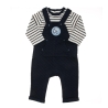 Salopette + T-Shirt Marine/Blanc EOM Egisot