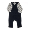 Salopette + T-Shirt Marine/Blanc EOM Egisot