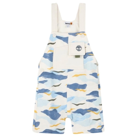 Salopette Blanc/Bleu Garçon bébé Timberland T60181