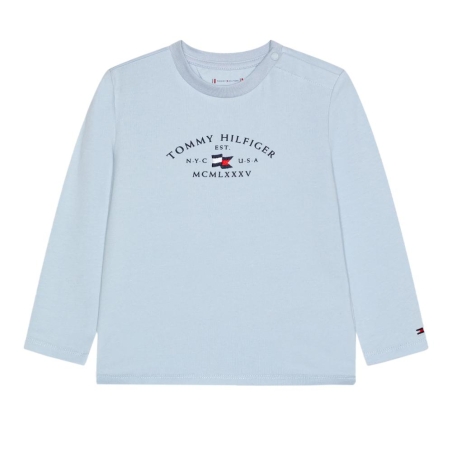 T-shirt Bleu Garçon Tommy Hilfiger Nautical