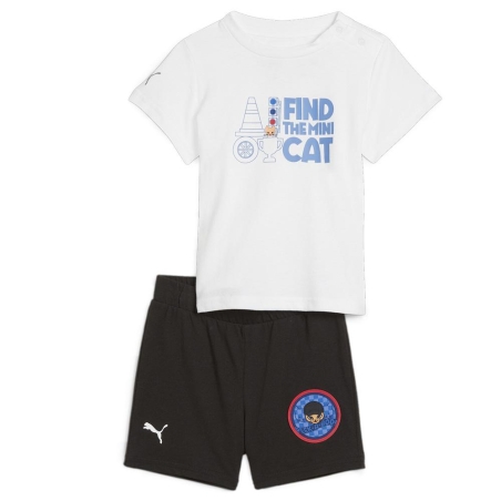 Ensemble Blanc/Noir Garçon Puma Toddler