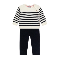 Ensemble Marine/Blanc Garçon Tommy Hilfiger Nautical