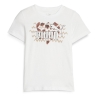 T-shirt Blanc Fille Puma Mixmch