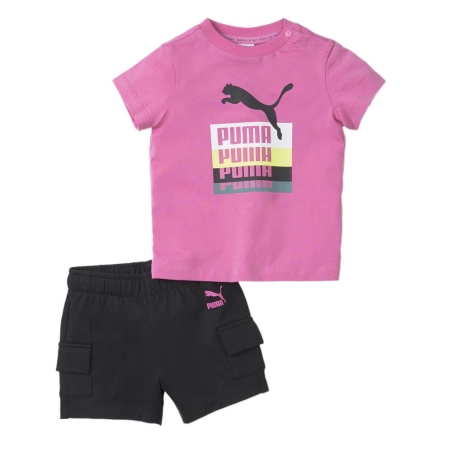 Ensembles Rose/Noir Fille bebe Puma Prime