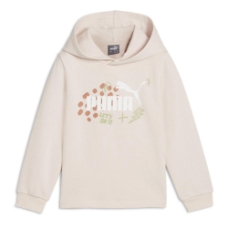 Sweat à Capuche Rose Fille Puma Ess+