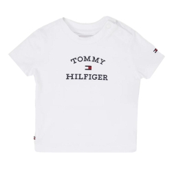 T-shirt Blanc Garçon Bébé Tommy Hilfiger KN0KN01805