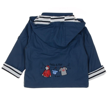 Parka ciré Bleu Foncé Fille Win's Junior